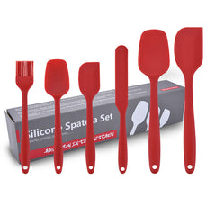 6-Piece Silicone Cooking Utensil Set - Kitchen Baking Mixing Gri