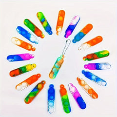 40pcs Random Fingertip Toy Keychain Party Favors Classroom Prizes Gift