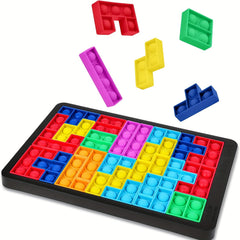 Puzzle Building Blocks Parent Child Game Brain Teaser Toy Educational Learning