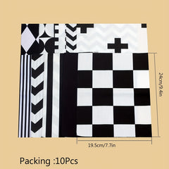10pcs And Series Twill DIY Patchwork Fabric Random