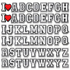37 Letter Charms for Clog Sandals Shoe Decoration DIY Shoes Pins