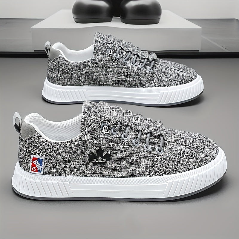 Men's Non Slip Canvas Skate Shoes for Youth