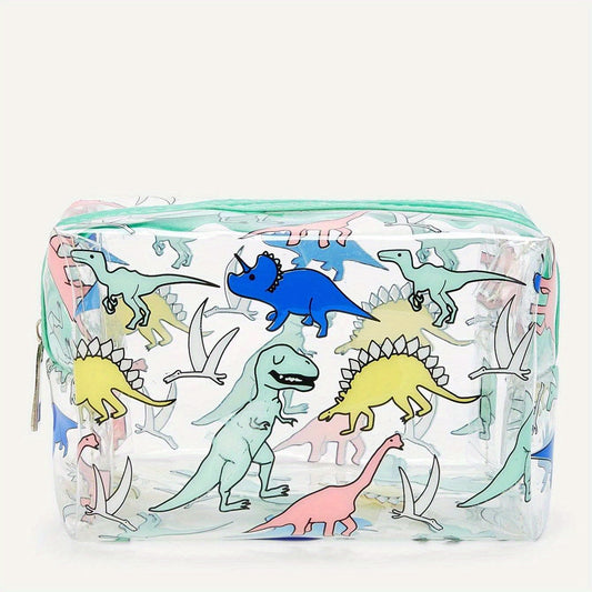 Dinosaur Print Makeup Bag Toiletry Bag Travel Cosmetic Pur