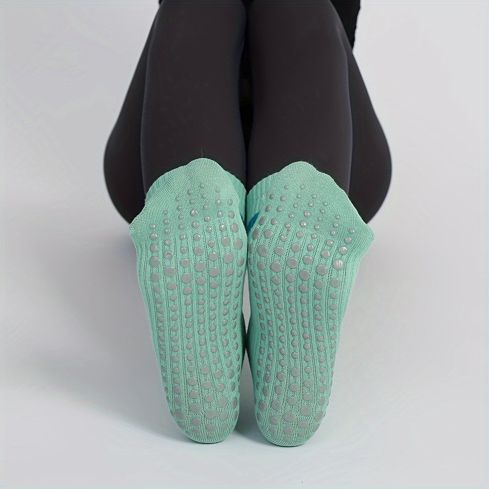 Soft Comfortable Yoga Socks Anti skid Sweat Absorption Gripper Sports Socks