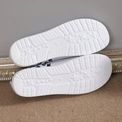 Women's Colorblock Woven Sneakers Low Lace Up Round Toe Lightweight Soft Shoes
