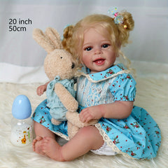 20 Inch Open Eyes Reborn Dolls Realistic Dolls With Hair Eyes Clothes