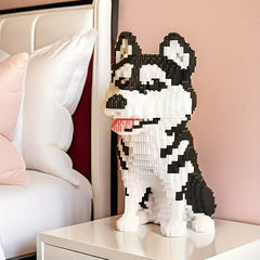 Husky Building Blocks Mini Pet Dog Toy 3D Puzzle Decoration Gift