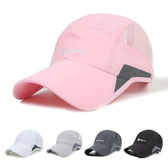Quick Drying Mesh Baseball Cap Breathable Dad Hat Outdoor Sports Unisex