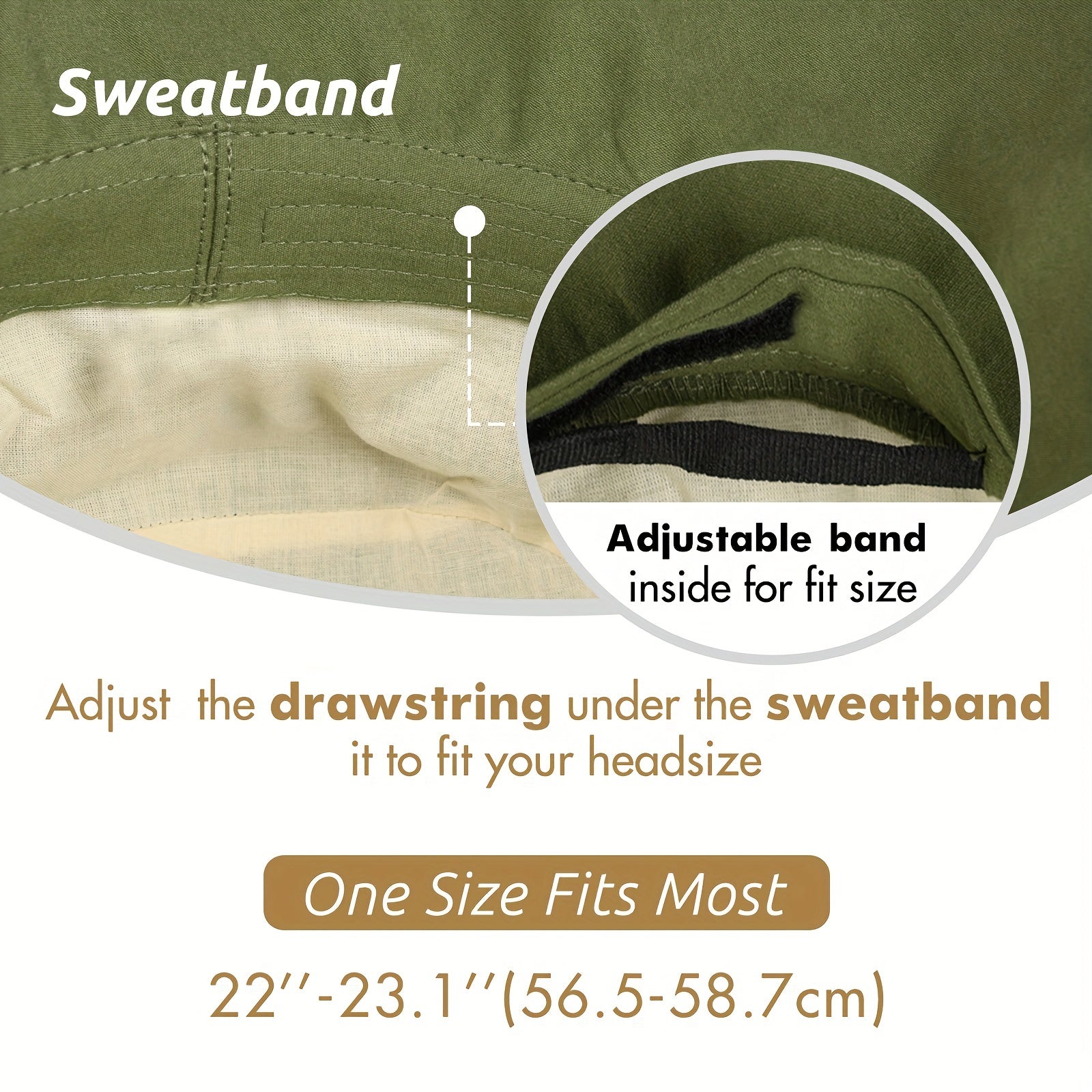 Wide Brim Sun Hat Outdoor UV Protection Bucket Hat