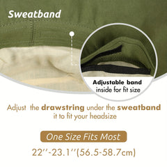 Wide Brim Sun Hat Outdoor UV Protection Bucket Hat