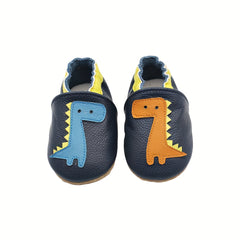 Cartoon Animal Slip On Shoes For Baby Boys Lightweight Walking Shoes