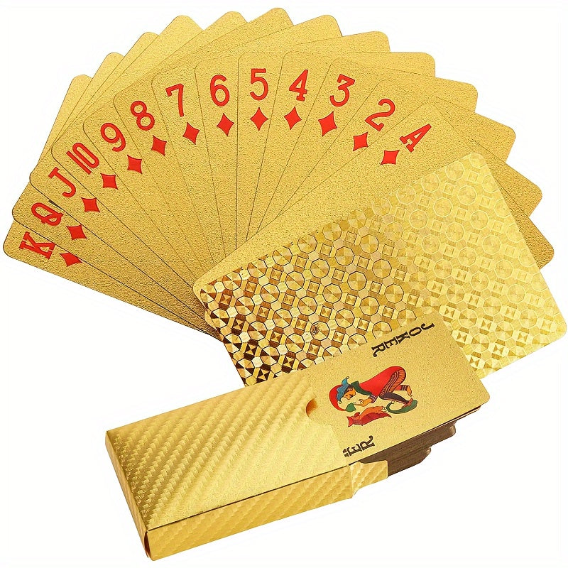 Waterproof Foil Poker Cards for Party Game