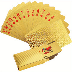 Waterproof Foil Poker Cards for Party Game