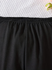 Gradient Hearts Graphic Girls Casual Pants High Waist Trousers