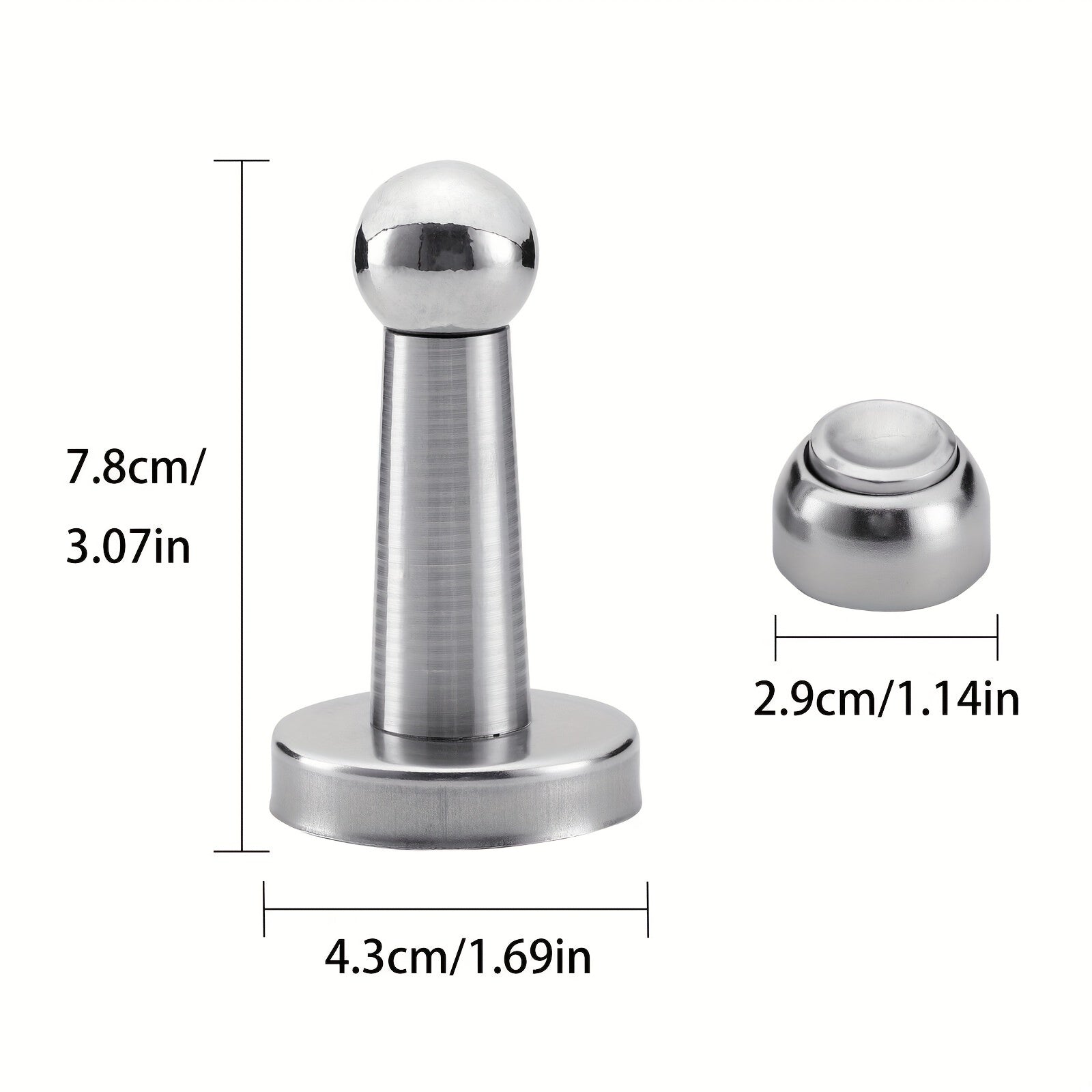 Magnetic Stainless Steel Door Stopper