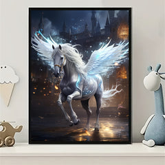 Flying Horse Canvas Painting Poster Home Wall Decor Art Gift