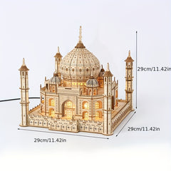DIY Castle 3D Stereo Puzzle Wooden Children's Educational Toy