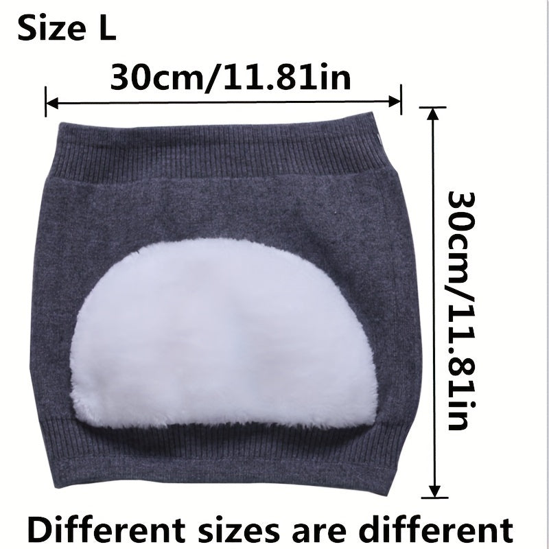 Warm Woolen Waist Protector Plus Velvet for Men and Women