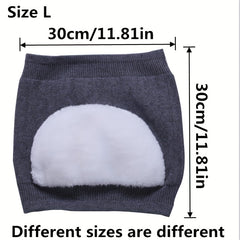 Warm Woolen Waist Protector Plus Velvet for Men and Women