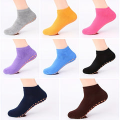 3 Pairs Kids Non-Slip Trampoline Socks, Sports Floor Silicone Socks