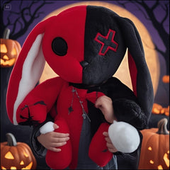 Creepy Plush Bunny Scary Halloween Stuffed Animal