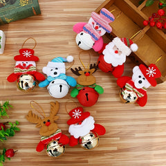 Christmas Tree Pendant Old Man Doll Bells Decoration