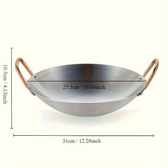Multifunctional Wok Frying Pan Double Handle Kitchen Cooking Tools