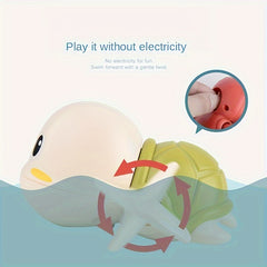 3 Pcs Swimming Turtle Bath Toys for Toddlers, Water Pool Toys for Baby