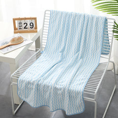 Large Coral Fleece Bath Towel for Adult Couple 27X55inch