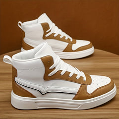 Men's High Top Skate Shoes Wear resistant Non Slip Casual Shoes