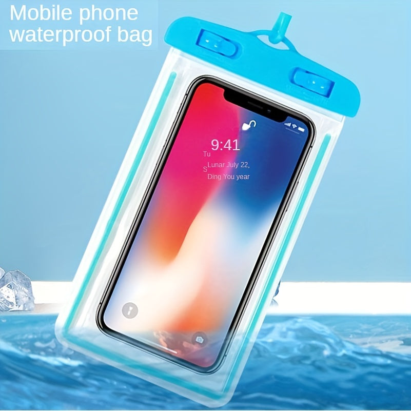 Waterproof Phone Pouch for Water Sports - Transparent PVC Sealed Case