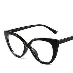Vintage Cat Eye Clear Lens Glasses Anti Light Eyewear