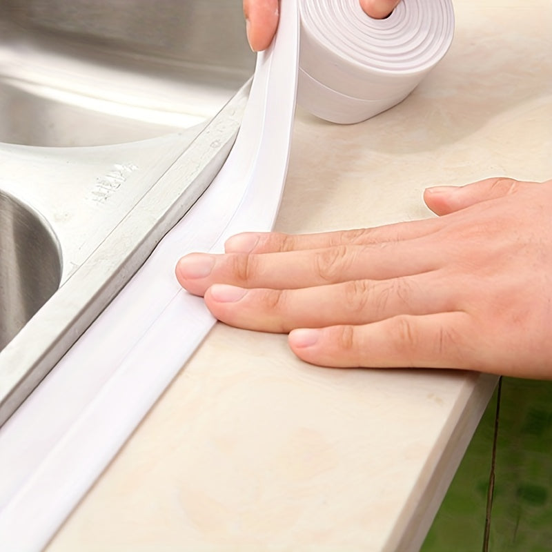 Decorative Self Adhesive Caulk Tape for Sealing Kitchen Countertop Sink