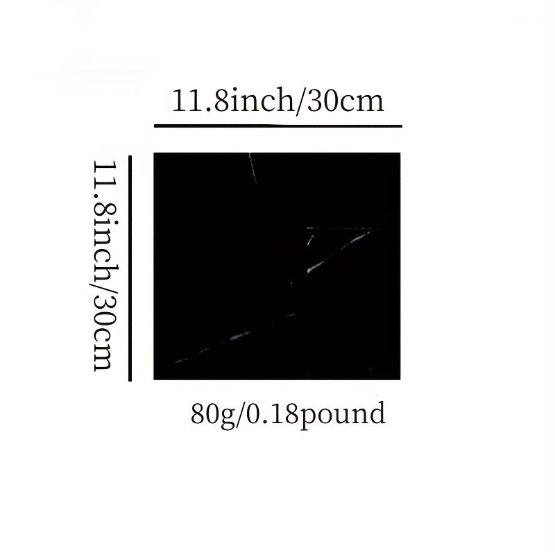 5pcs Marble Peel and Stick Floor Tiles - Waterproof & Easy Install