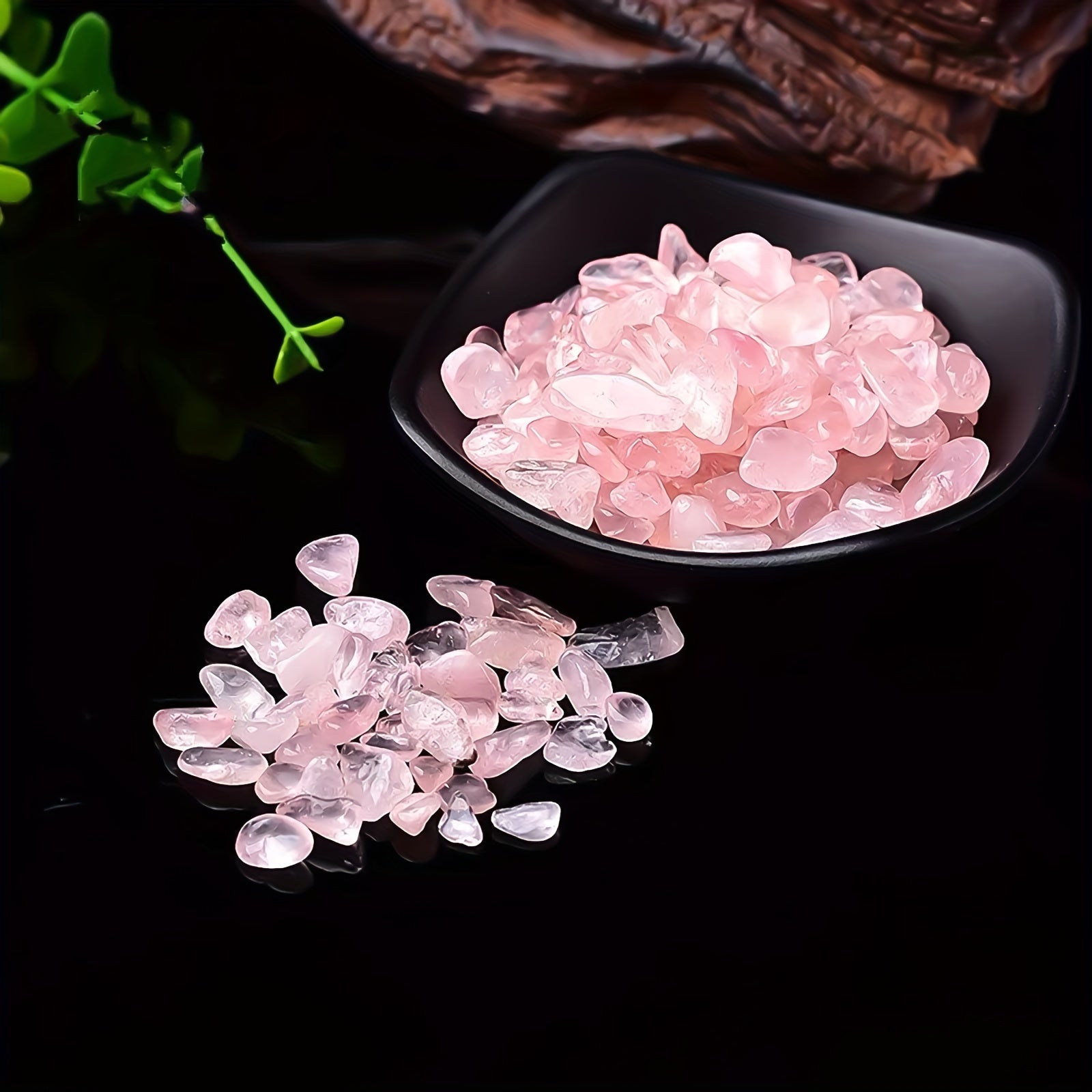 Rose Quartz Crystal Tumbled Stones for DIY Aromatherapy & Healing