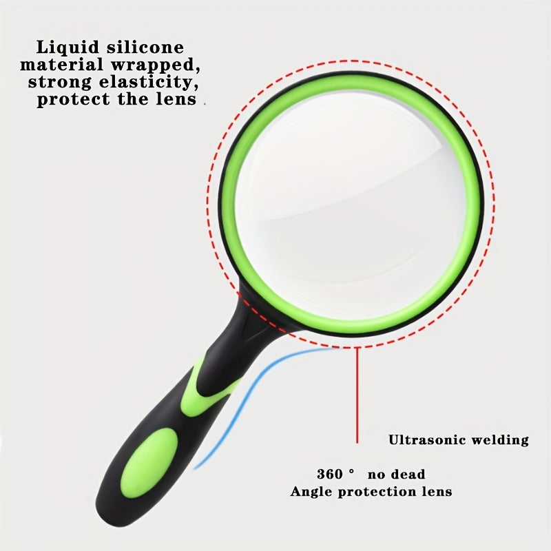 Handheld Reading Magnifier Magnifying Glass Low Vision Aid 60mm