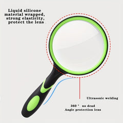 Handheld Reading Magnifier Magnifying Glass Low Vision Aid 60mm