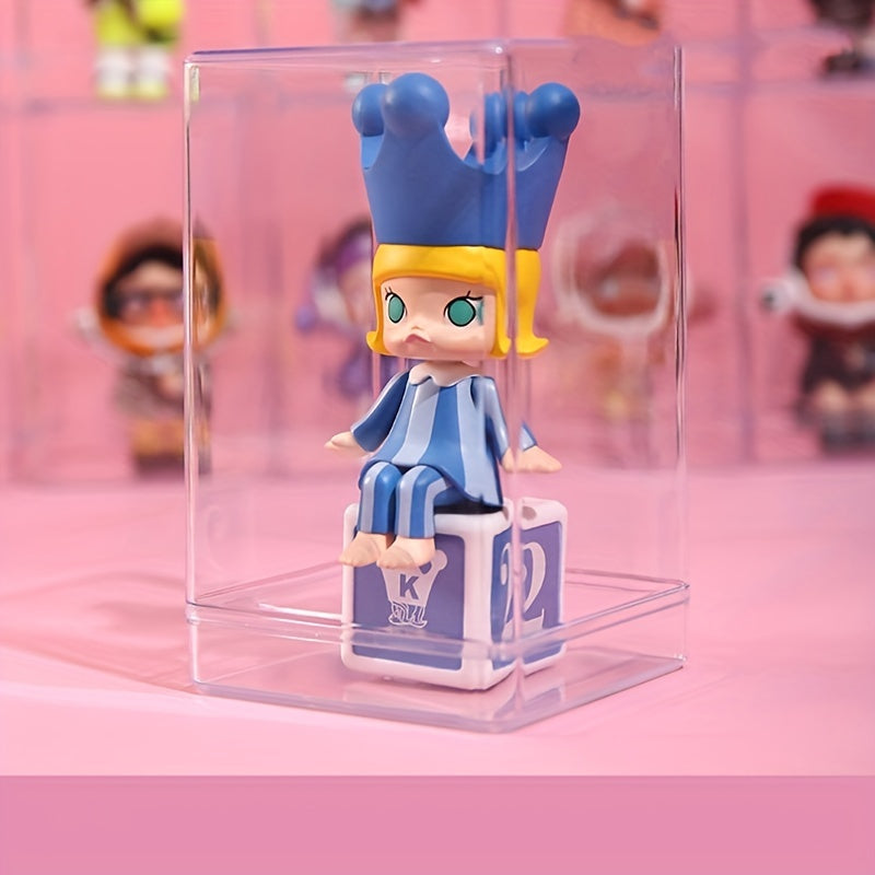 Small Model Storage Box Dust Proof Case Transparent Showcase Organizer