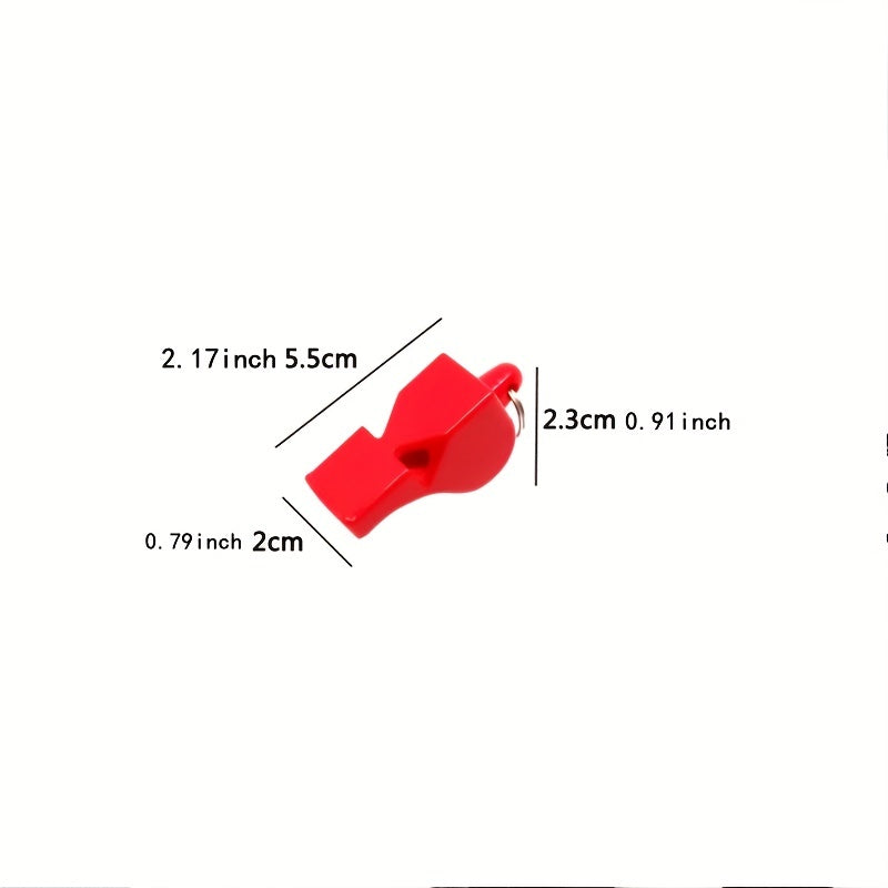 2pcs Sports Whistle for Referees Coaches Durable Plastic Random