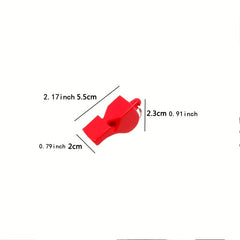 2pcs Sports Whistle for Referees Coaches Durable Plastic Random