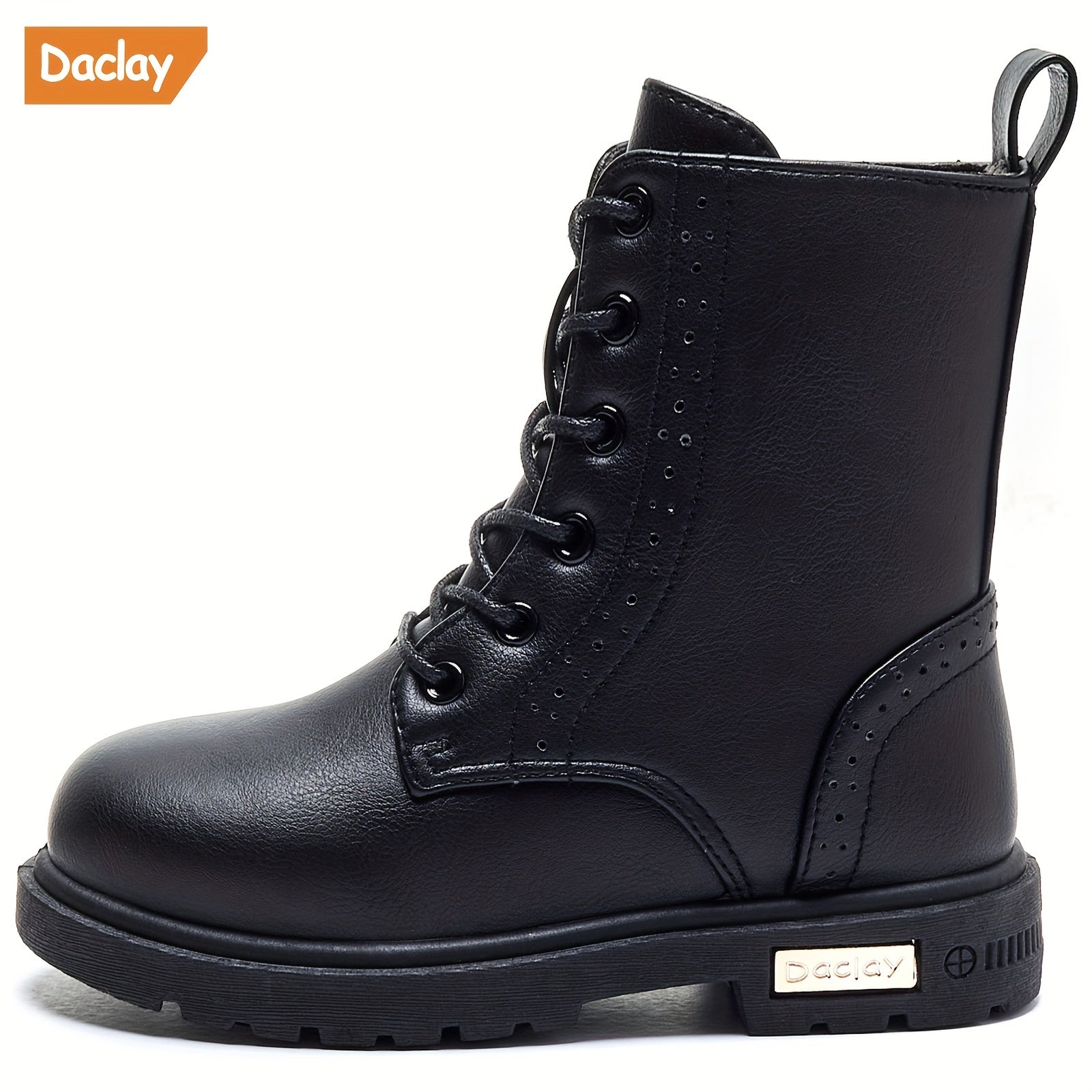 Daclay Casual Solid Boots For Girls Comfortable Warm Non-slip Boots