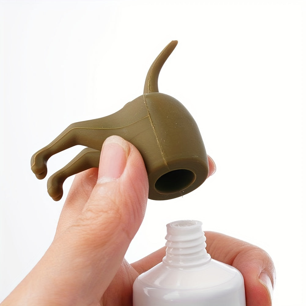Pooping Dog Butt Toothpaste Topper Funny Prank Gift