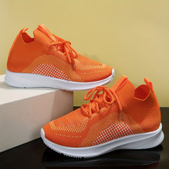 Women's Mesh Tennis Sports Shoes Lightweight Travel Walking Shoes