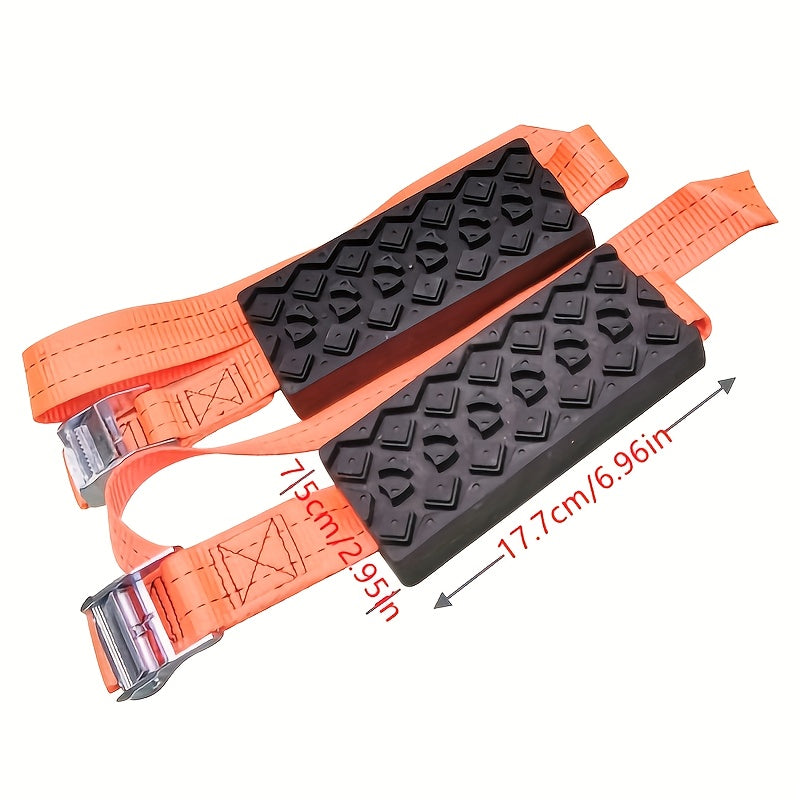 Snow Chain Strap Emergency Anti Skid Belt for Car SUV