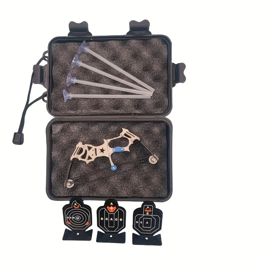 Mini Composite Bow Archery Set Stainless Steel Mini Bow