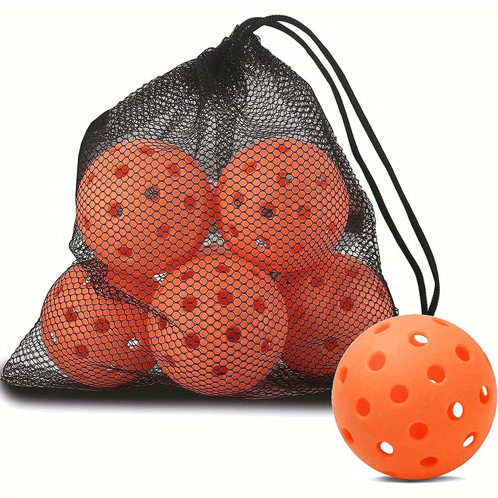 6pcs Sports Outdoor Pickleballs Exercise Supplies