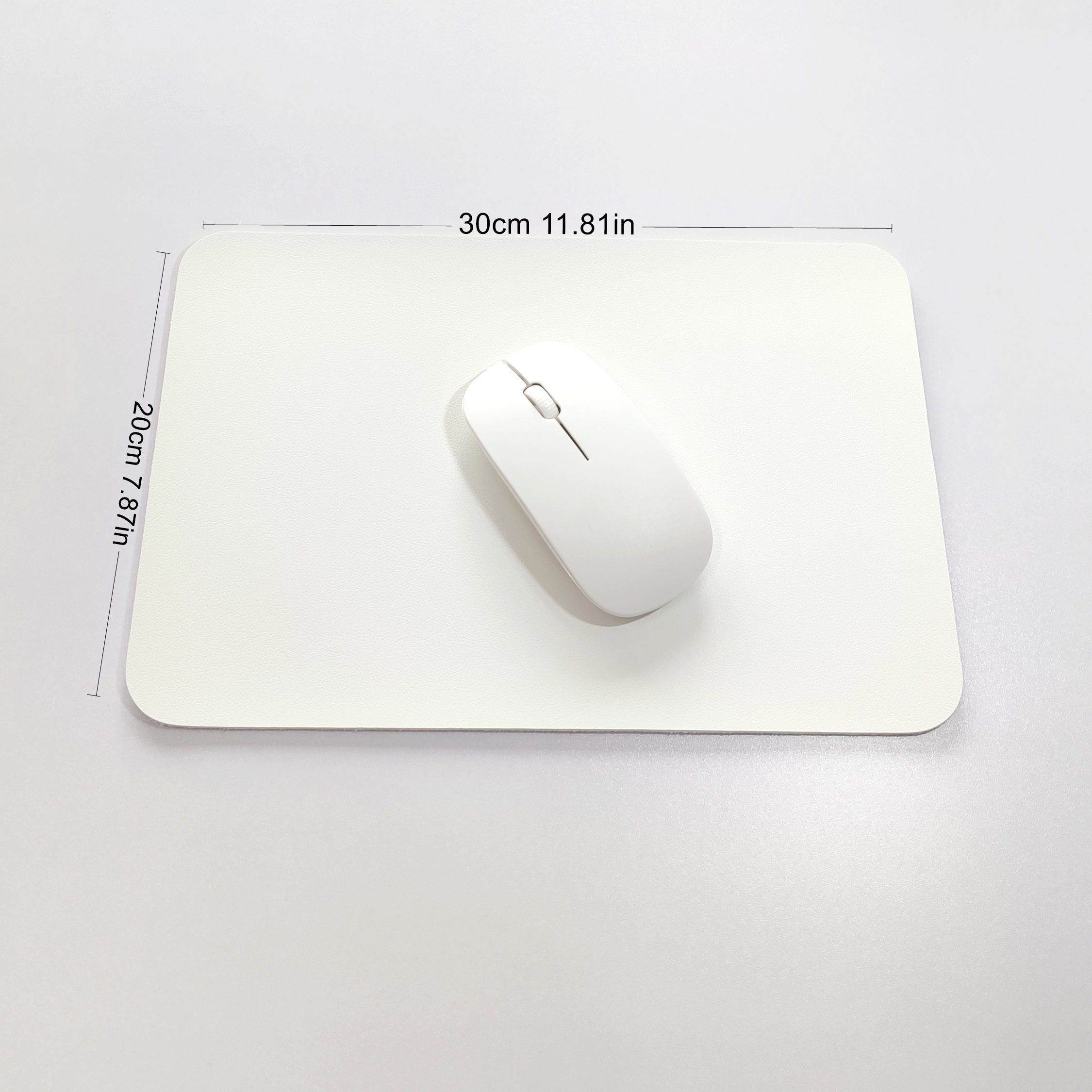 Small Leather Mouse Pad Desk Pad Waterproof Tablecloth Writing Desk Mat