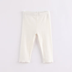 MARC&JANIE Girls Knit Leggings Soft Breathable Kids Clothes