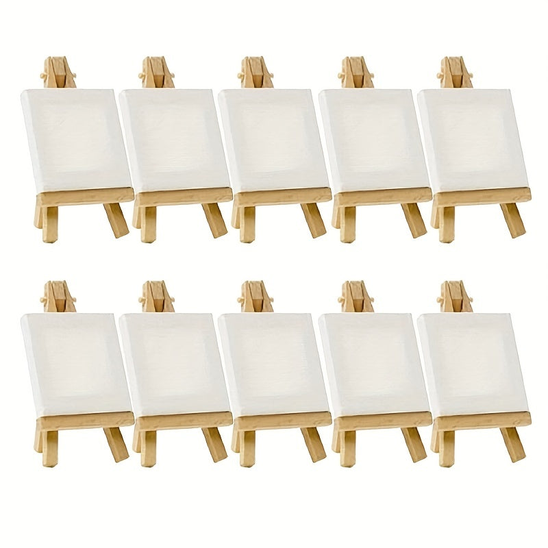 Wooden Canvas Drawing Boards Set