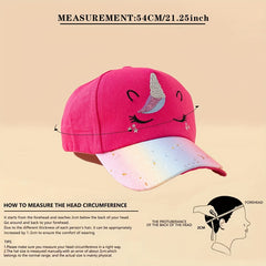 Kids Sleeping Unicorn Baseball Cap Visor
